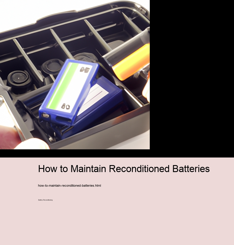 How to Maintain Reconditioned Batteries