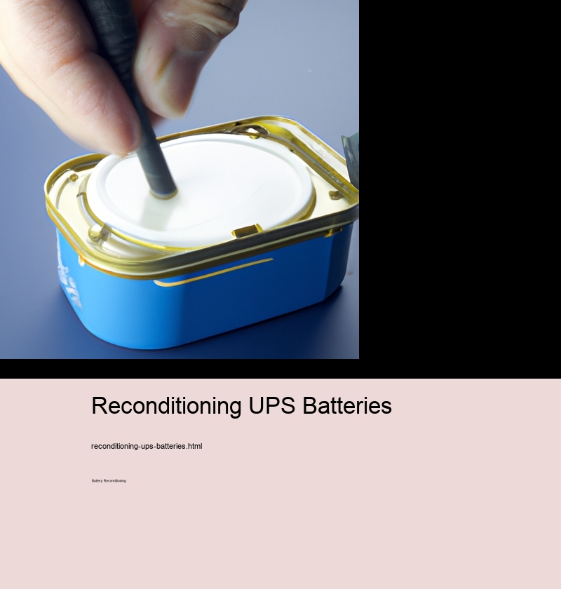 Reconditioning UPS Batteries