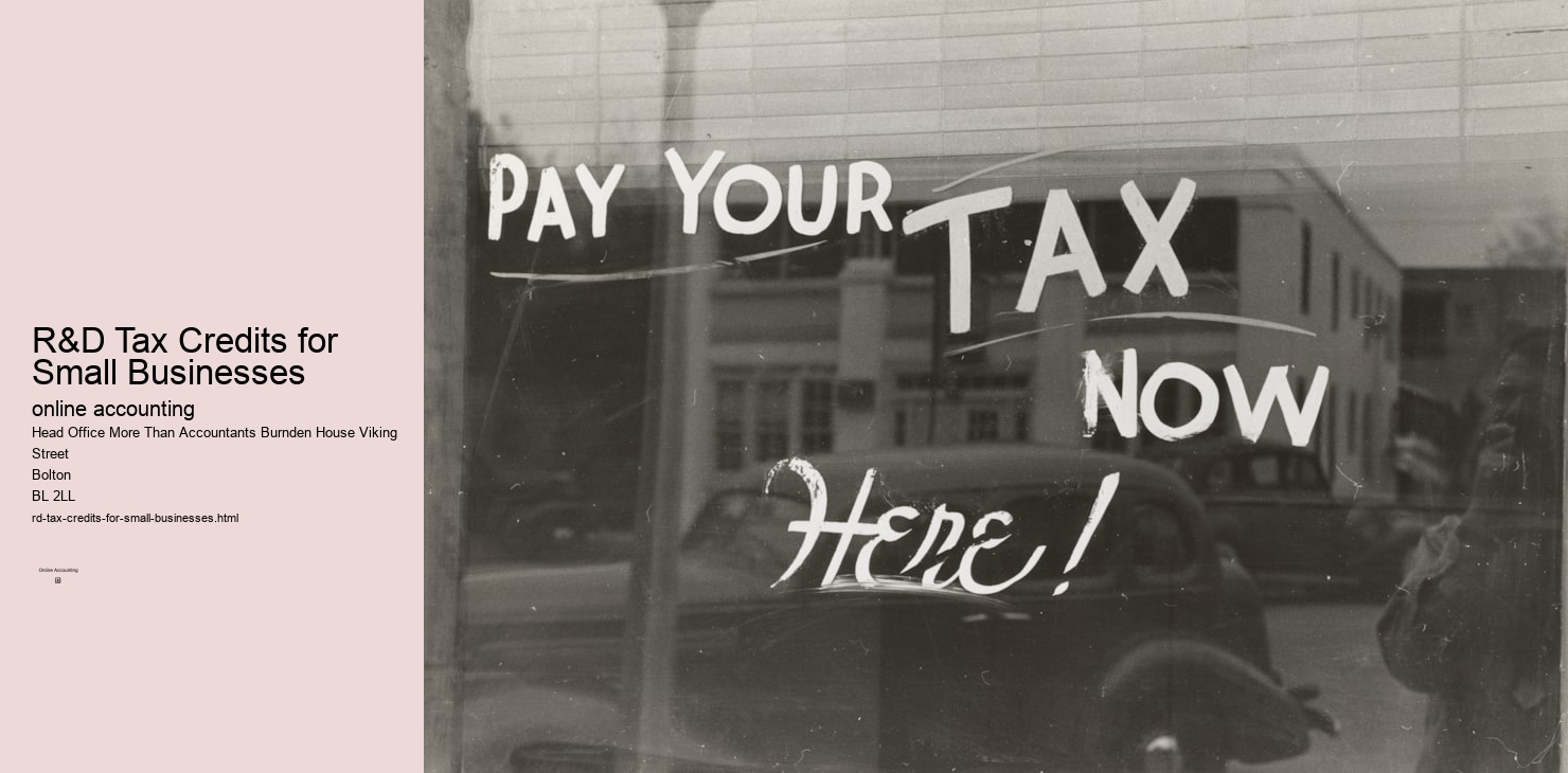 R&D Tax Credits for Small Businesses